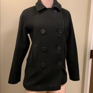 Navy Wool Pea Coat